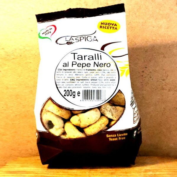 Taralli Spiga - Al Pepe Nero